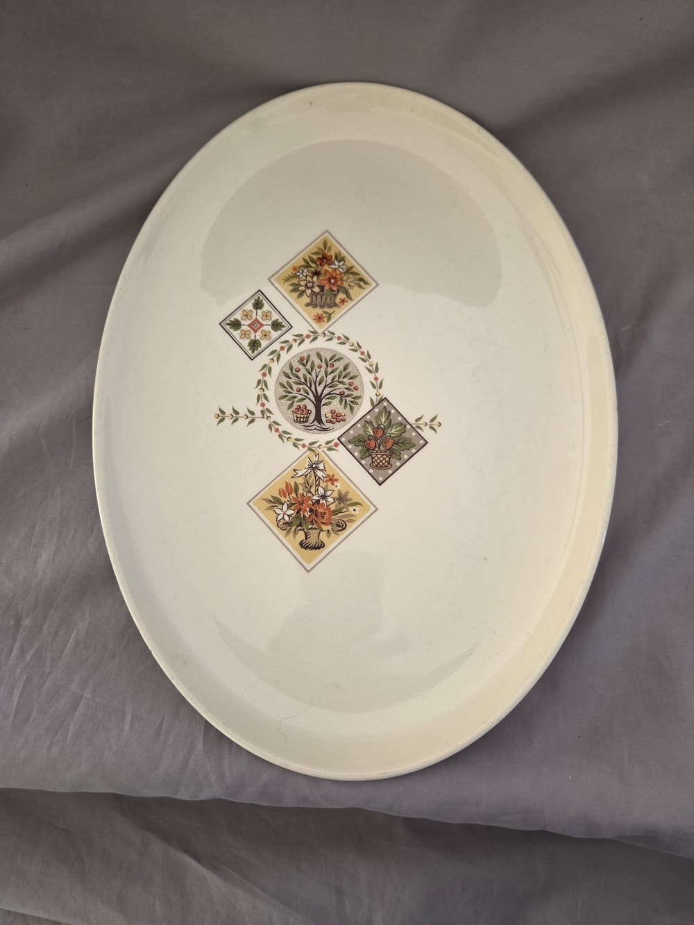 Vintage Ceramic Serving Platter